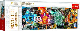 Puzzle Harry Potter Čtyři domy v Bradavicích 1000 dílků panorama