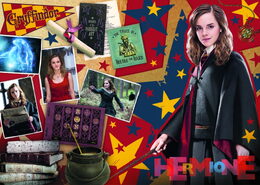 Puzzle Harry Potter Harry Potter, Ron, Hermiona 3v1 400 + 500 + 600 dílků