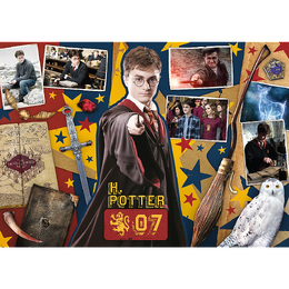 Puzzle Harry Potter Harry Potter, Ron, Hermiona 3v1 400 + 500 + 600 dílků