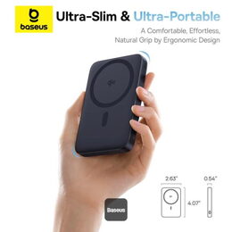 Bezdrátová powerbanka Baseus PicoGo Qi2 5000mAh, 20W černá
