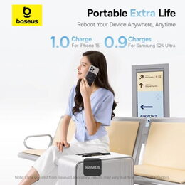 Bezdrátová powerbanka Baseus PicoGo Qi2 5000mAh, 20W černá