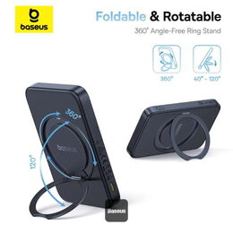 Bezdrátová powerbanka Baseus PicoGo Qi2 5000mAh, 20W černá
