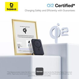 Bezdrátová powerbanka Baseus PicoGo Qi2 5000mAh, 20W černá
