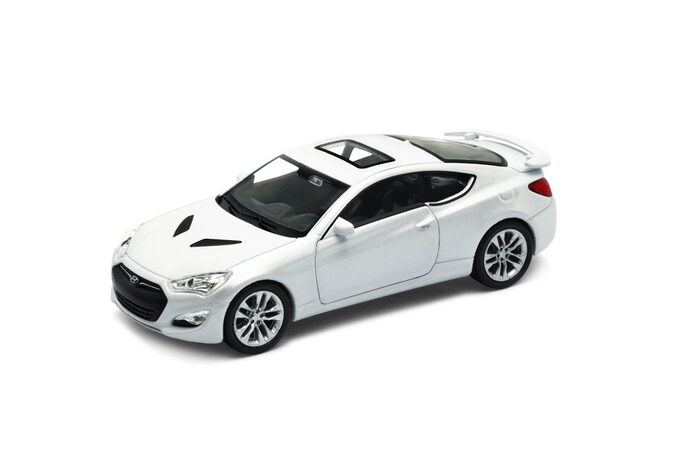 Welly Hyundai Genesis II Coupe 1:34 bílý