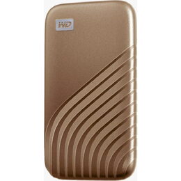 SSD externí Western Digital My Passport SSD 2TB - zlatý