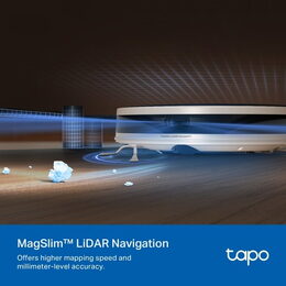 Vysavač TP-Link Tapo RV20 Max White robotický s mopem, 5300Pa, MagSlim
