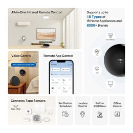 Chytrý IoT hub TP-Link Tapo H110 IR, 2,4GHz, 868Hz
