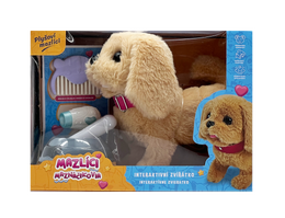 Mazlíci hrací set - pejsek Alík béžový