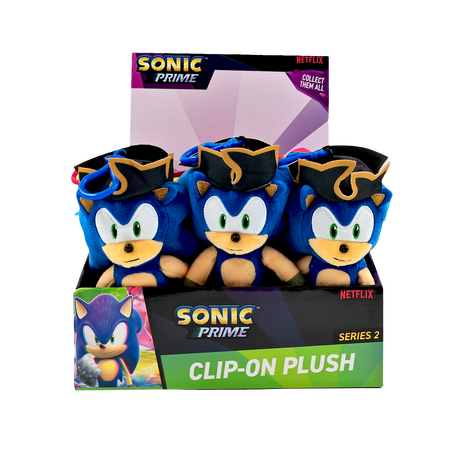 Sonic figurka – přívěsek plyšový