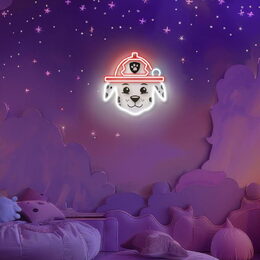 Dekorativní LED neon Tlapková patrola - Marshall