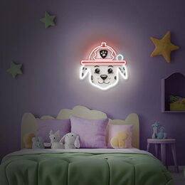 Dekorativní LED neon Tlapková patrola - Marshall