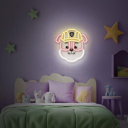 Dekorativní LED neon Tlapková patrola - Rubble