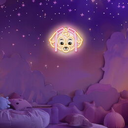 Dekorativní LED neon Tlapková patrola - Skye