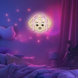 Dekorativní LED neon Tlapková patrola - Skye