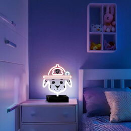 Dekorativní LED neon na stojanu Tlapková patrola - Marshall