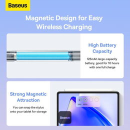 Stylus Baseus Smooth Writing 2 s bezdrátovým nabíjením (aktivní bezdrátová verze) bílý