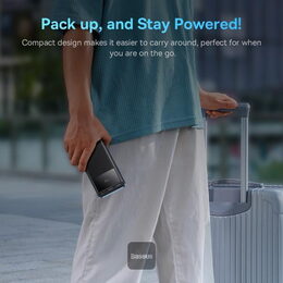 Powerbanka Baseus Star-Lord 10000mAh, 22,5W černá