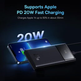 Powerbanka Baseus Star-Lord 10000mAh, 22,5W černá