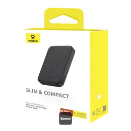 Bezdrátová powerbanka Baseus Magnetic Mini Air 6000mAh, 20W černá