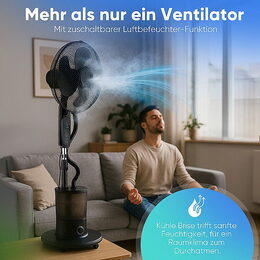 ProfiCare VL 3142 stojanový ventilátor se zvlhčovačem,40cm