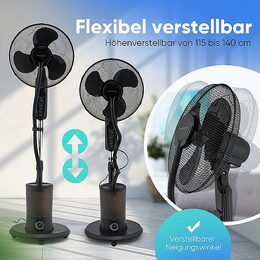 ProfiCare VL 3142 stojanový ventilátor se zvlhčovačem,40cm