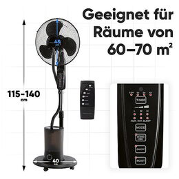 ProfiCare VL 3142 stojanový ventilátor se zvlhčovačem,40cm