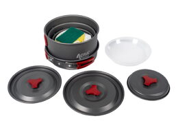 Sada nádobí Acra C22 camping set alluminium pro 3-4 osoby