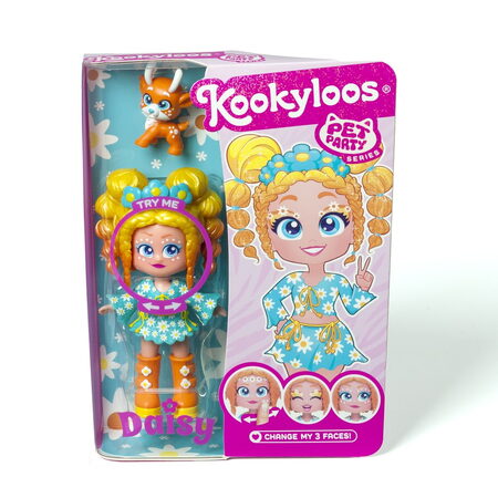 Panenka se zvířátkem KookyLoos Pets Party