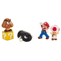 Sada 5 figurek Super Mario Diorama 6 cm