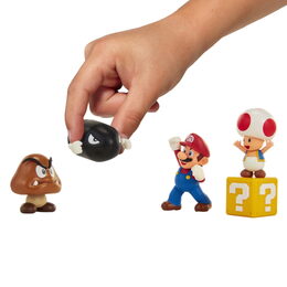 Sada 5 figurek Super Mario Diorama 6 cm