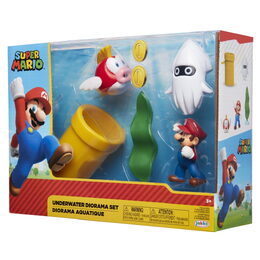 Sada 5 figurek Super Mario Diorama 6 cm