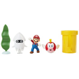 Sada 5 figurek Super Mario Diorama 6 cm