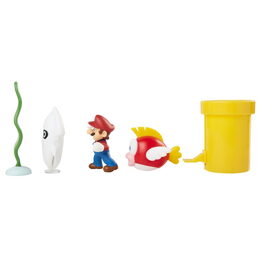 Sada 5 figurek Super Mario Diorama 6 cm