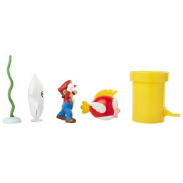 Sada 5 figurek Super Mario Diorama 6 cm