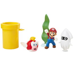 Sada 5 figurek Super Mario Diorama 6 cm