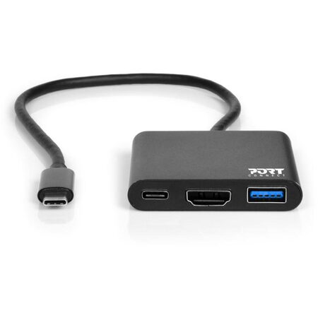 USB-C HUB HDMI 1X 4K+USB-A+USB-C PORT