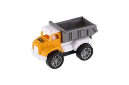 Auto stavební mini 6ks plast 7-8cm na zpětné natažení v sáčku
