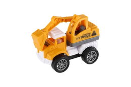 Auto stavební mini 6ks plast 7-8cm na zpětné natažení v sáčku
