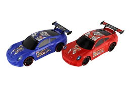 Auto sportovní plast 30cm na setrvačník 2 barvy v blistru