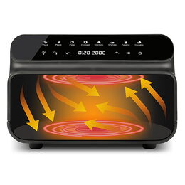 Fritéza G3Ferrari, G1018100, Friggisano BBQ, horkovzdušná, multifunkční, 10 L,
digitální displej, 8 přednastavených programů, 2000 W
