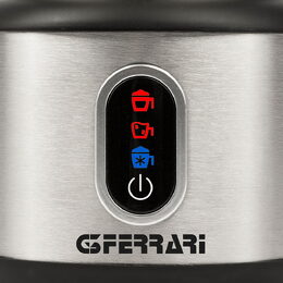 Napěňovač mléka G3Ferrari, G1019800, Choco-lat, 250 ml, 3 funkce, nerezová
konvice, dotykový displej, 600 W