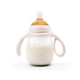 Kojenecká lahev Kidnort Jordbaer 240ml 6m+ béžová