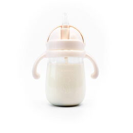 Hrneček s brčkem Kidnort Bringebaer 240ml béžový
