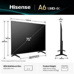 Hisense 75A6Q