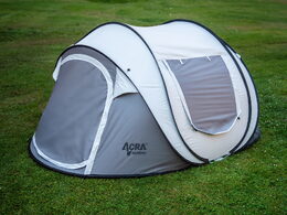 Stan Acra Outdoor ST31 samorozkládací pro 2-3 osoby - stříbrný se zatmavením
