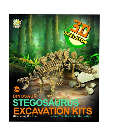 Archeologický set 3D Stegosaurus