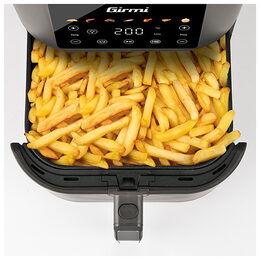 Fritéza Girmi, FG9200, horkovzdušná, 8 L, 7 přednastavených programů, digitální
displej, časovač, 1700 W
