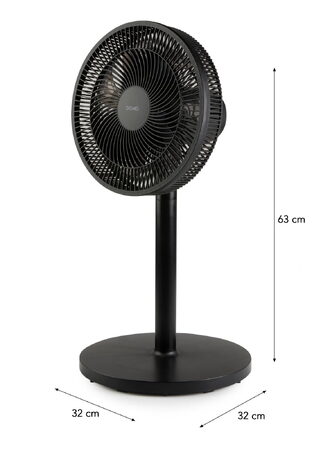 Stojanový ventilátor 2v1-  černý - DOMO DO8157, 30 cm