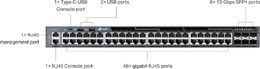 Switch TP-Link SG6654X 48x GLan, 6x 10G SPF+, 19", Omáda SDN