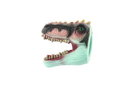 Maňásek hlava dinosaura guma 5x10cm mix druhů 12ks v boxu